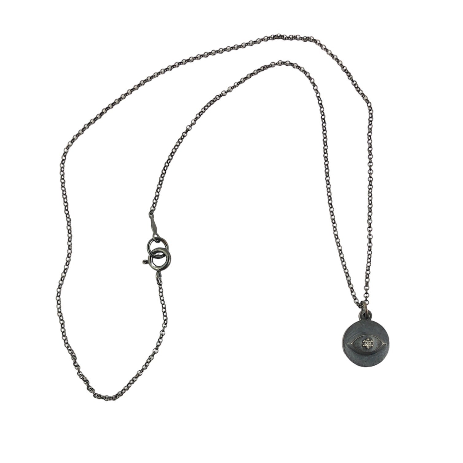 Illusion Third Eye Charm Necklace -  Erica Bello