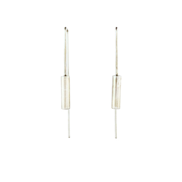 Piston Silver Earrings - Lisa Jose