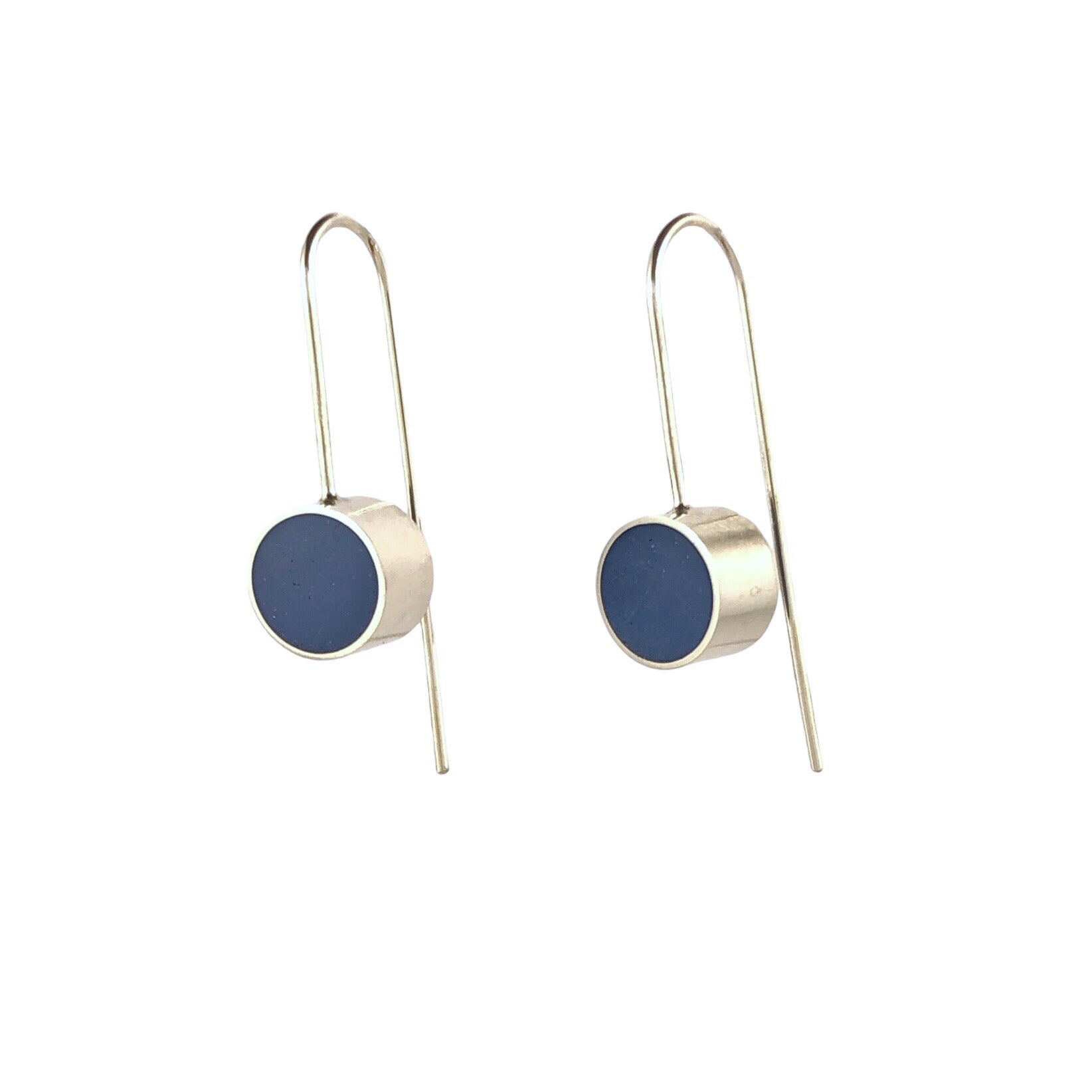 Jelly Drop Navy Blue Earrings - Lisa Jose