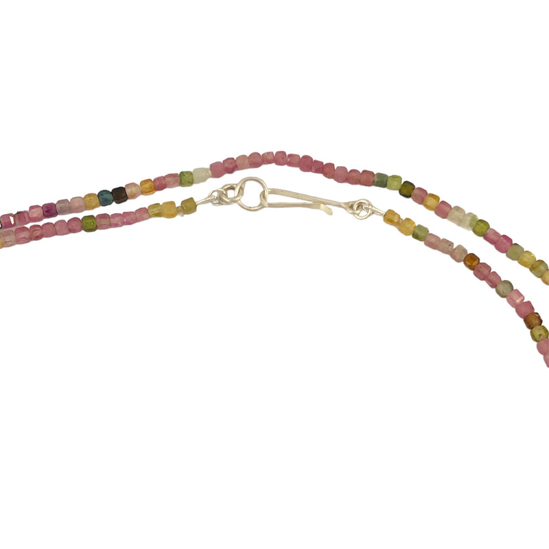 Paper Daisy Necklace Tourmaline & Silver - Milly Thomas