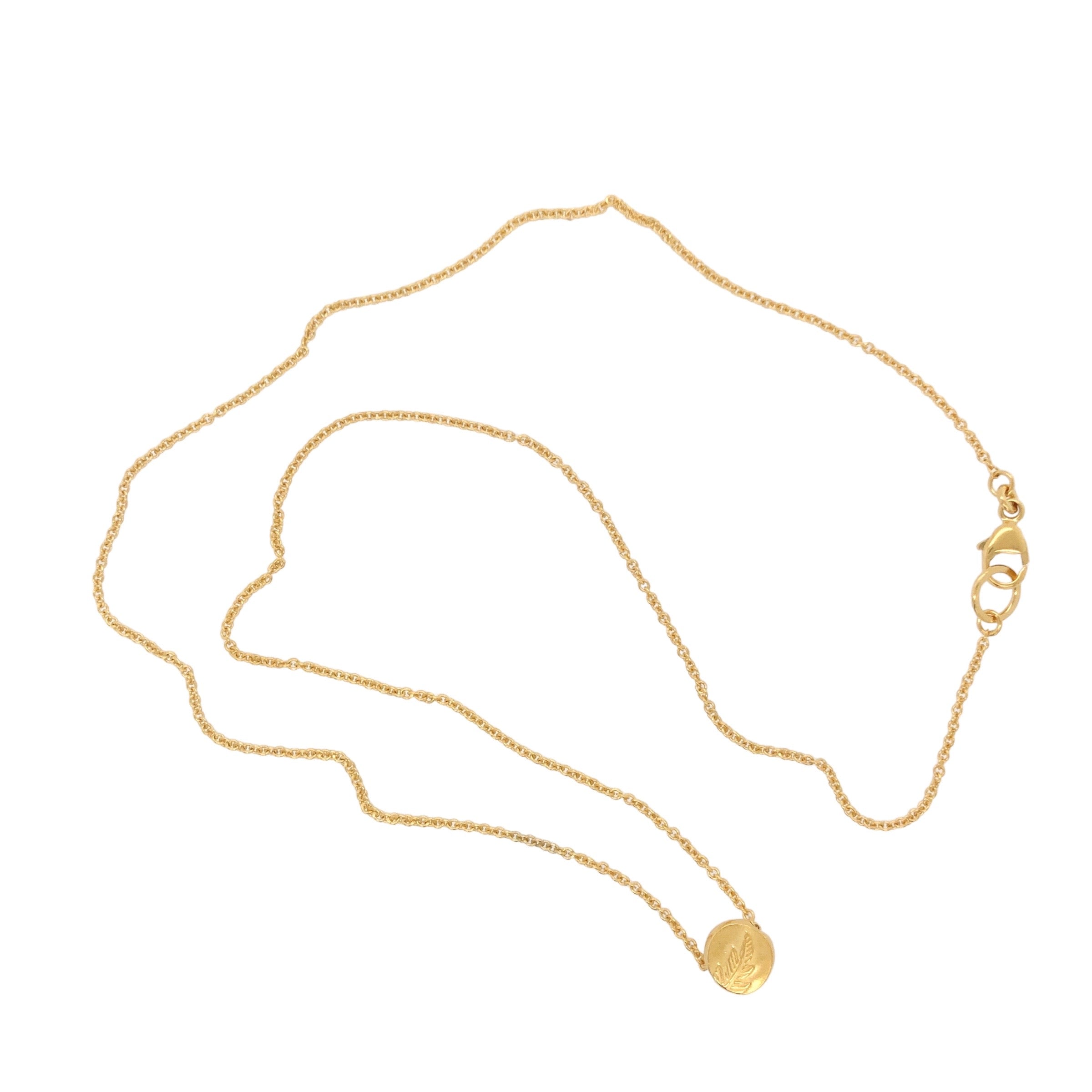 Golden Pebble Necklace - Cynthia Nge
