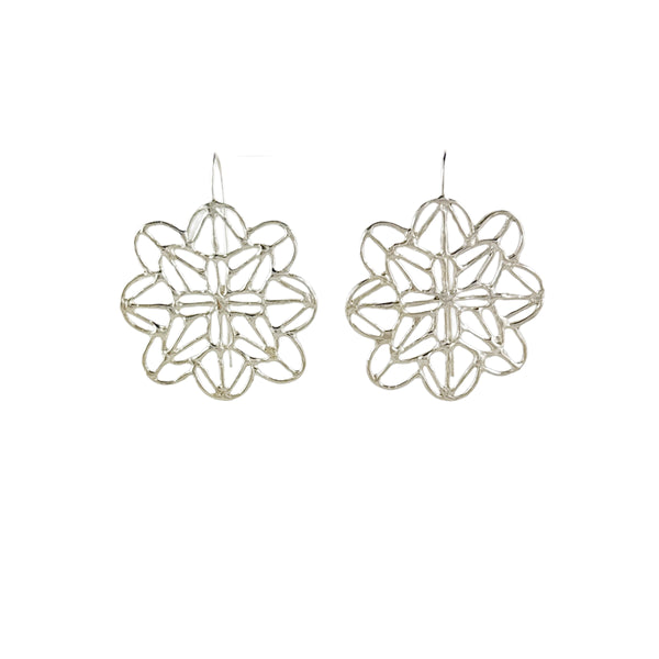 Geo Rose Earrings - Anna Vlahos