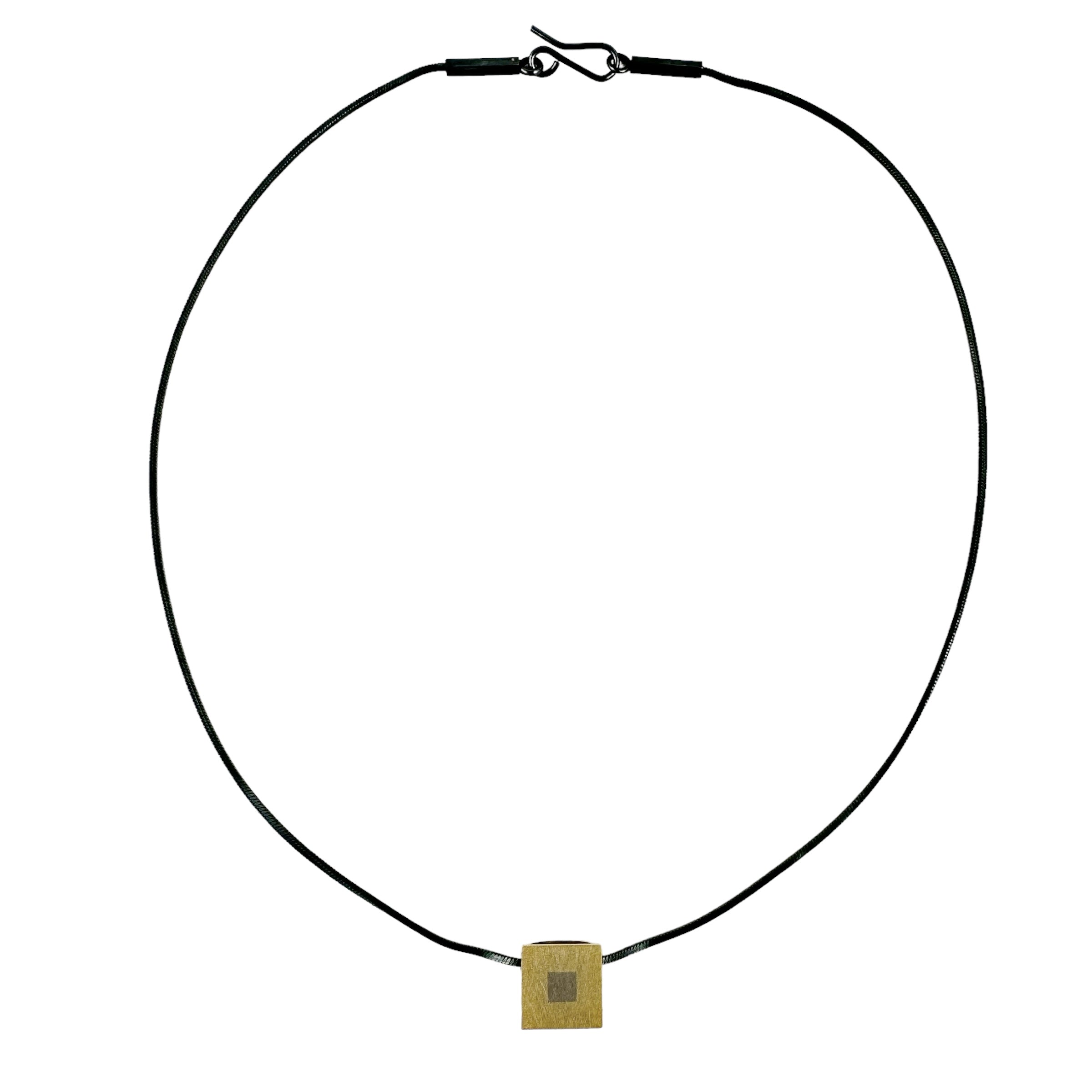 Married Metal Squares Pendant - Melanie Ihnen