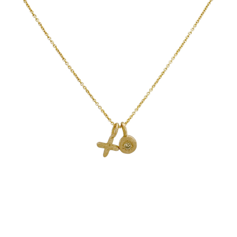 XO Necklace with Love Charms - Kaoru Rogers