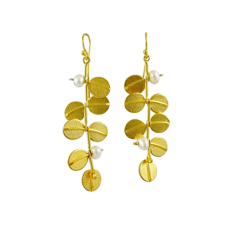 Golden Kowhai in the Wind Earrings - Cynthia Nge