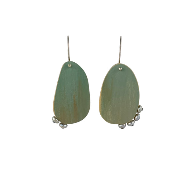 Landlines 'Lake' Earrings - Melinda Young