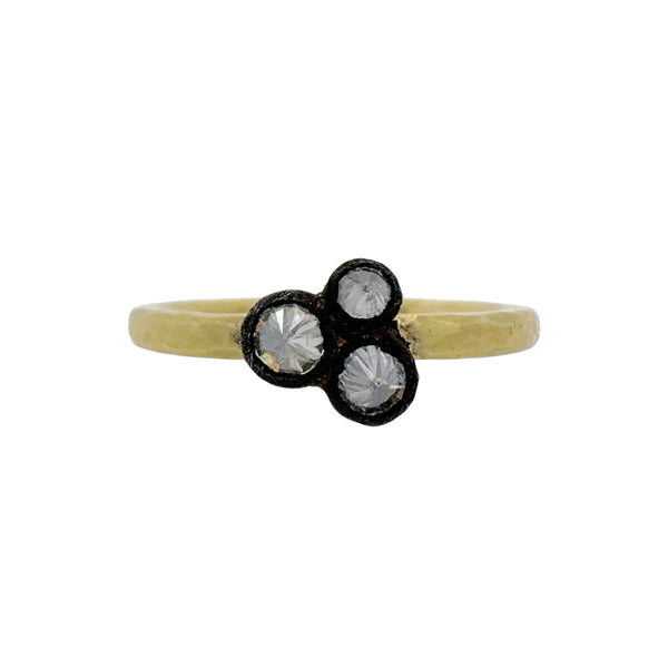 Inverted Diamond Cluster Ring - Tap by Todd Pownell