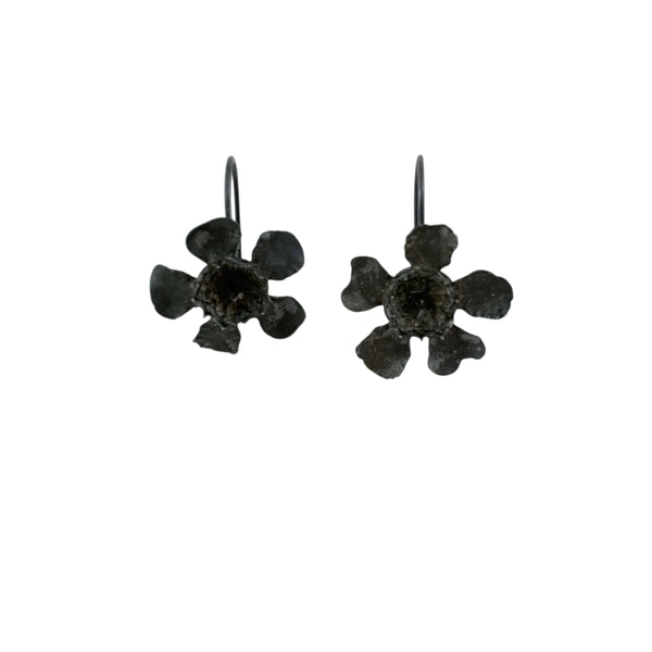 Geraldton Wax Oxidised Hooks - Anja Jagsch
