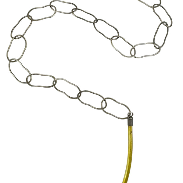 Brass & Silver Arch Necklace - Jane Hodgetts