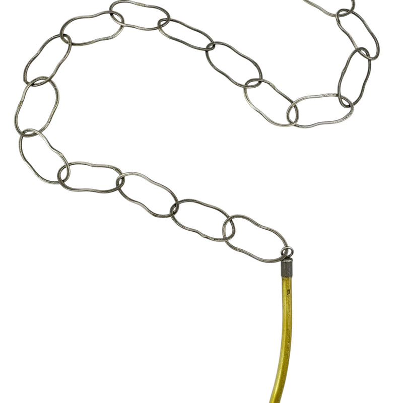 Brass & Silver Arch Necklace - Jane Hodgetts