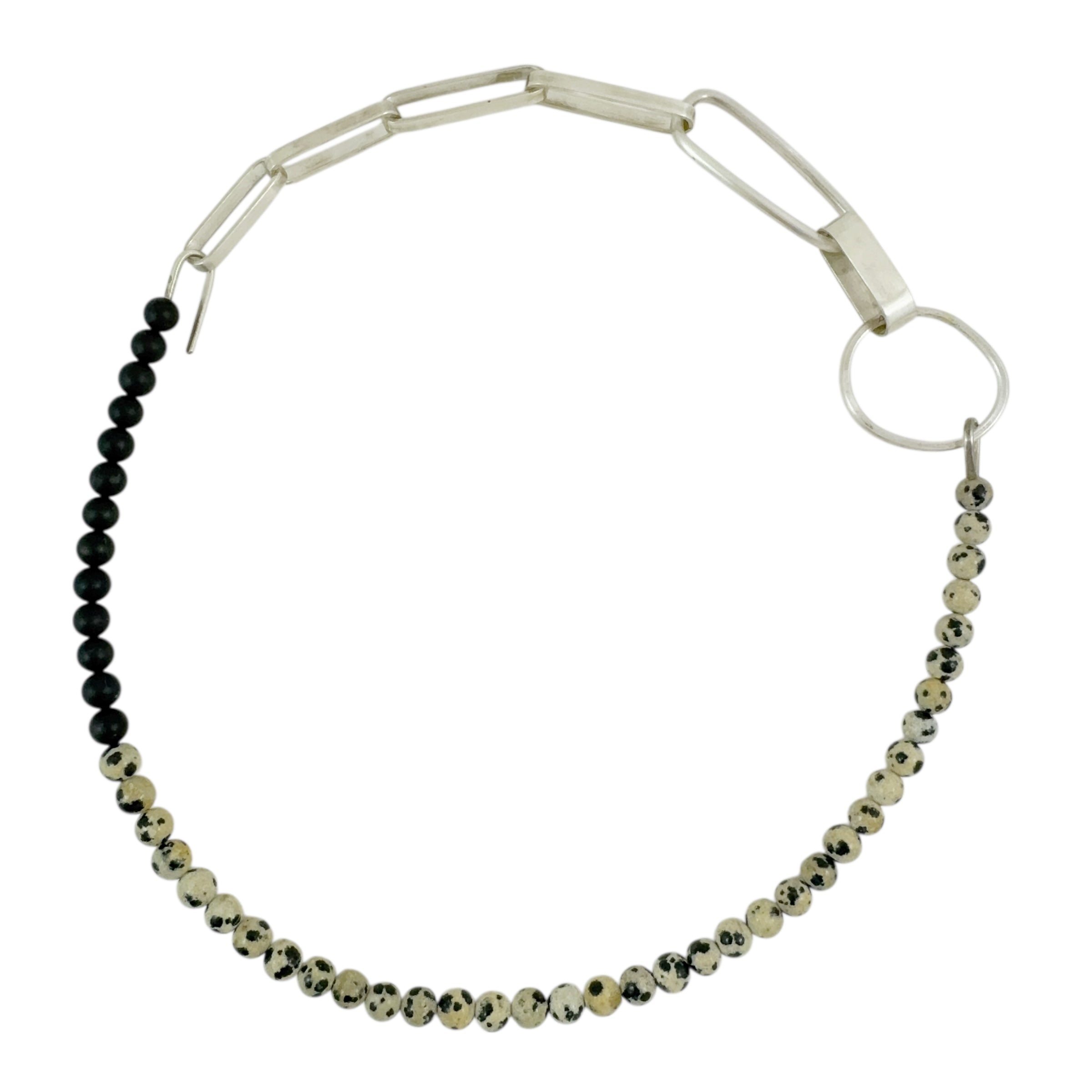 Spotted Jasper & Onyx Neckpiece - Ari Athans