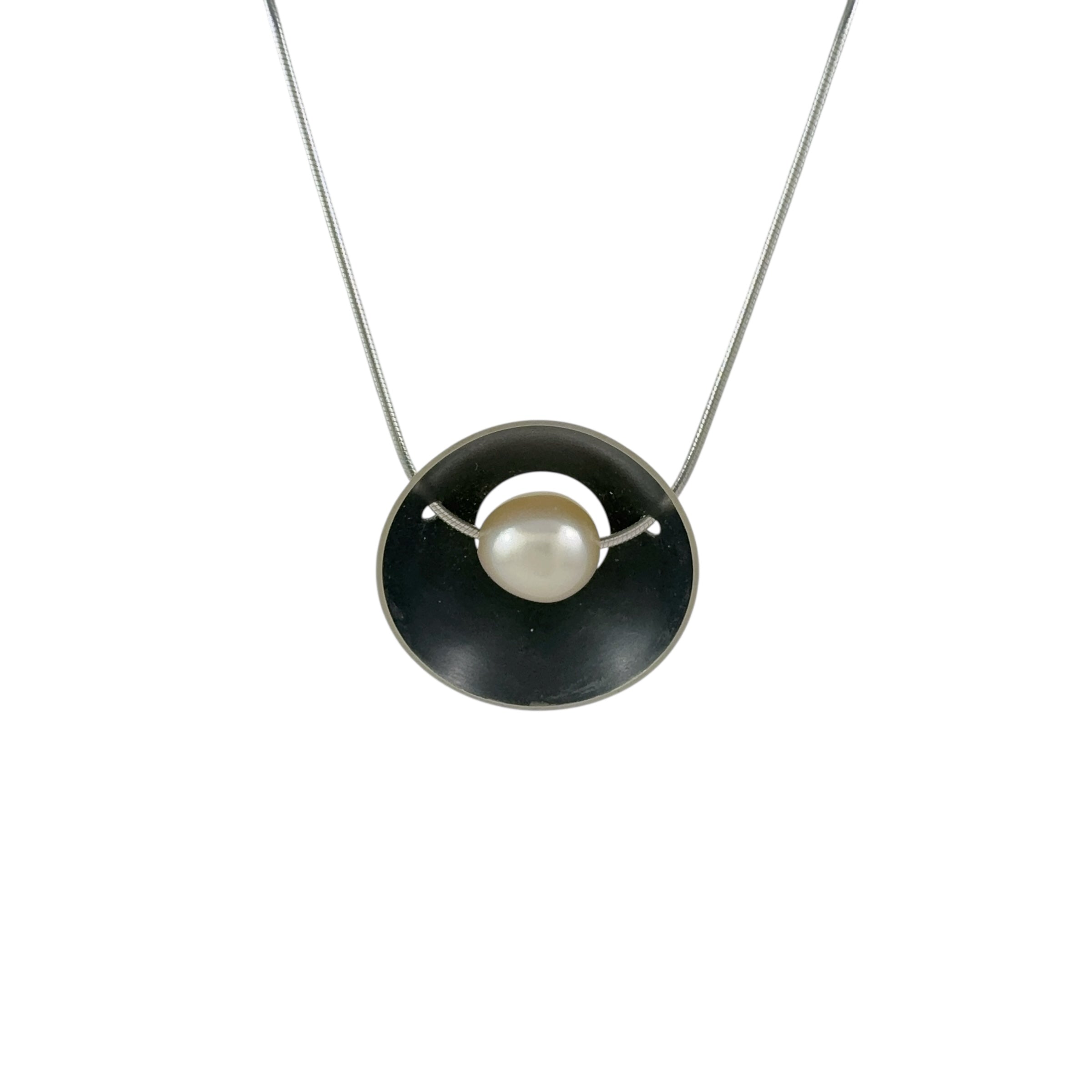 Periwinkle Pearl Necklace -  Katheryn Leopoldseder