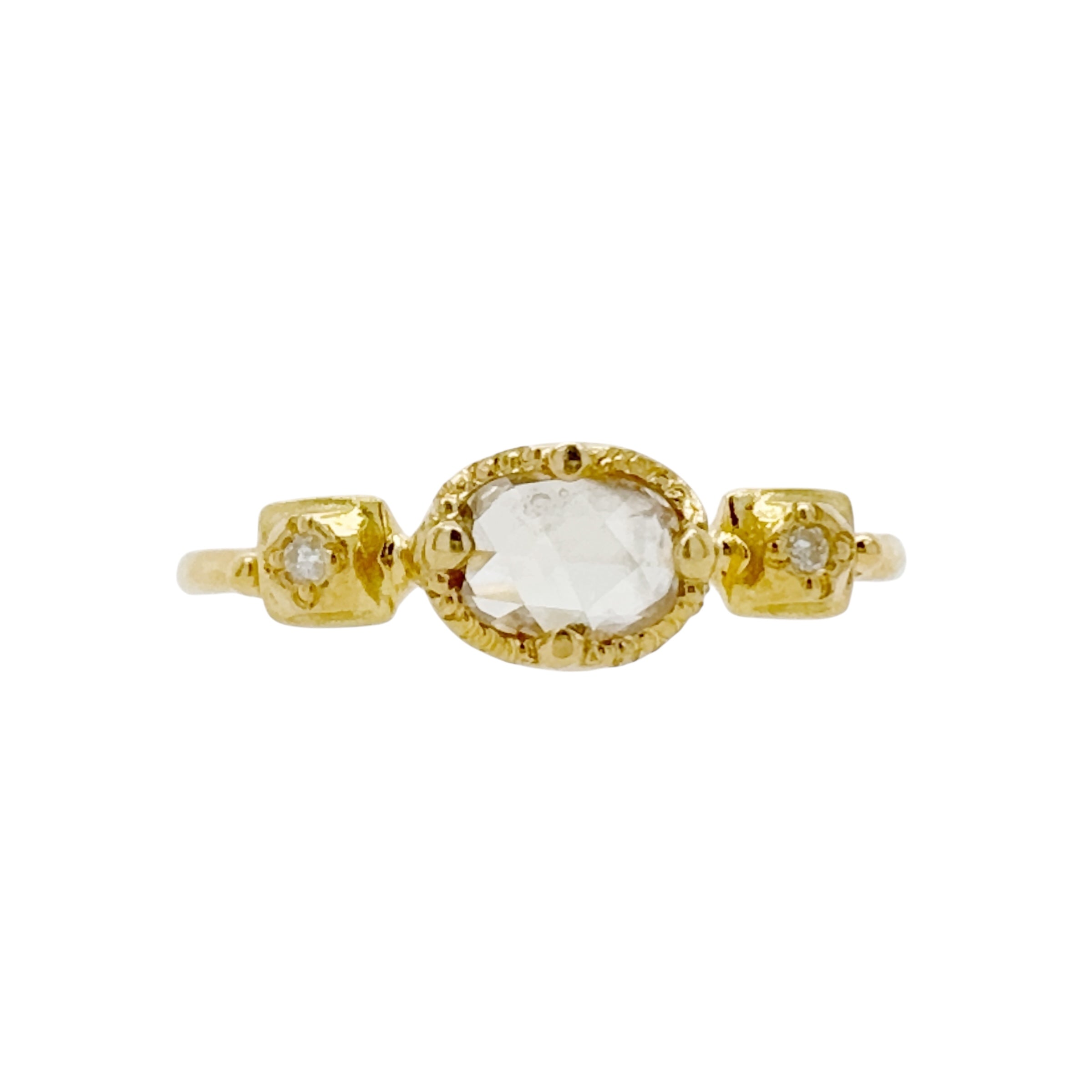 Oval Diamond Ring - Rusty Thought