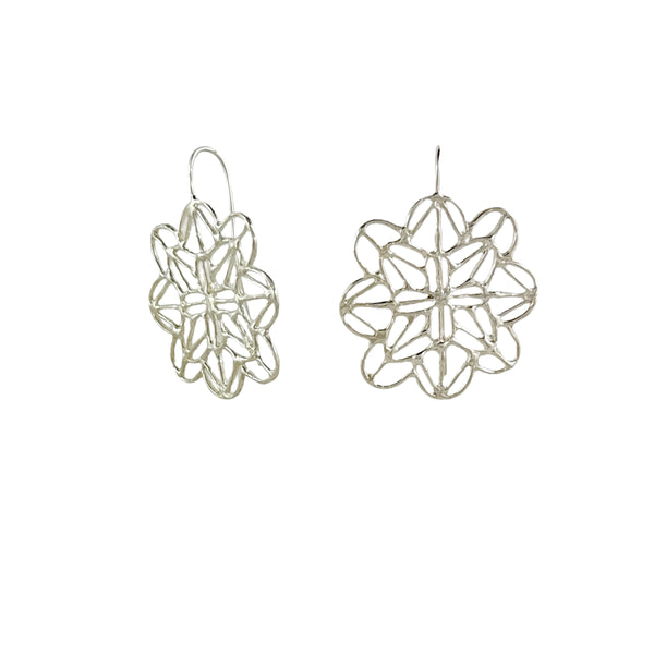 Geo Rose Earrings - Anna Vlahos