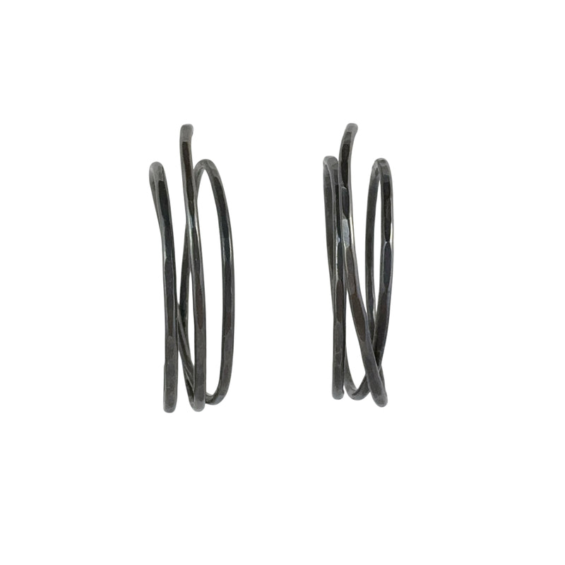 Large Spiral Hoops - Jane Hodgetts