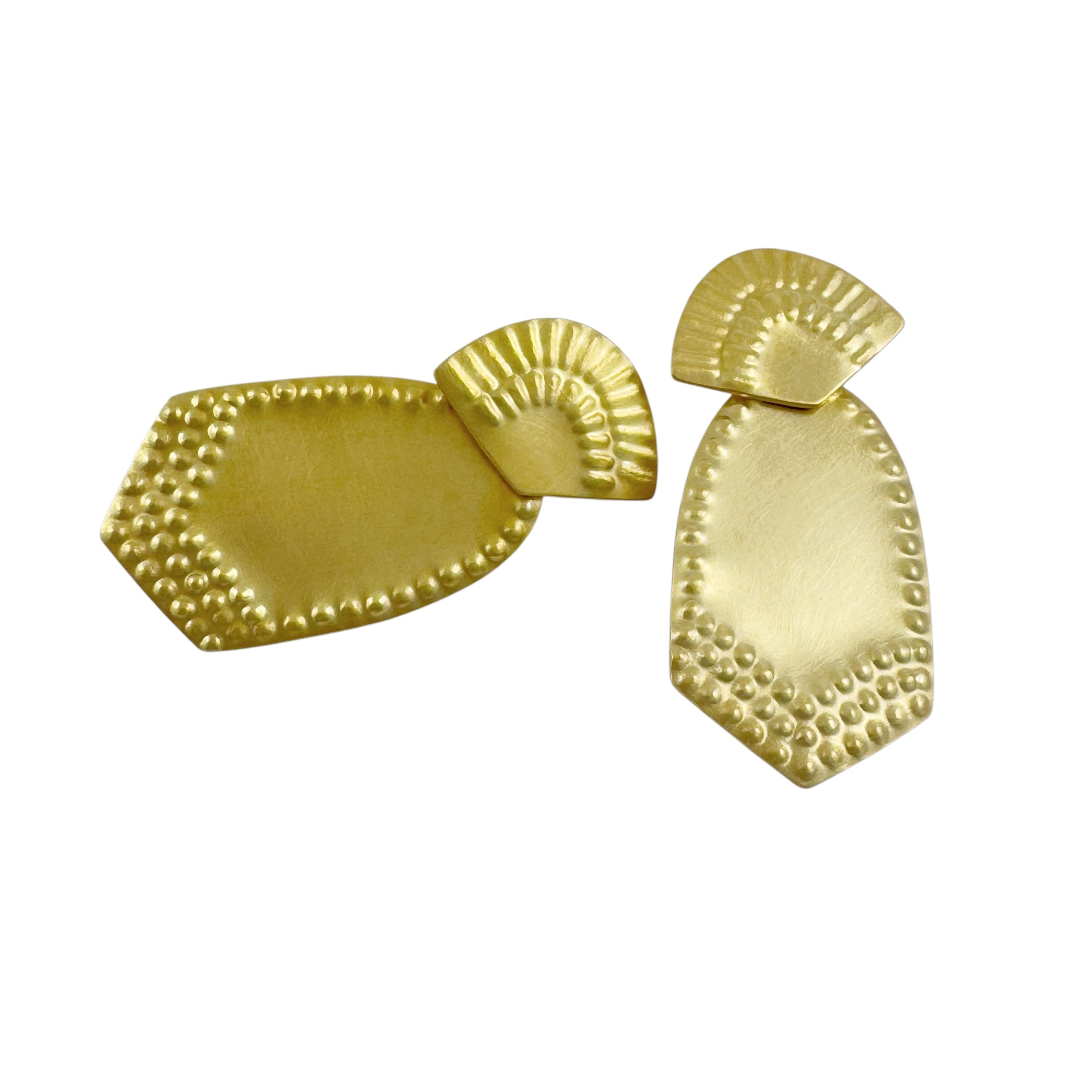 Lunette Gold Drop Studs - Tara Lofhelm
