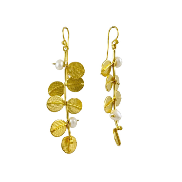 Golden Kowhai in the Wind Earrings - Cynthia Nge