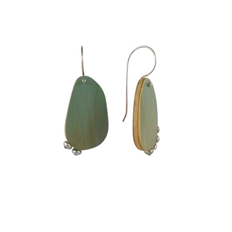 Landlines 'Lake' Earrings - Melinda Young