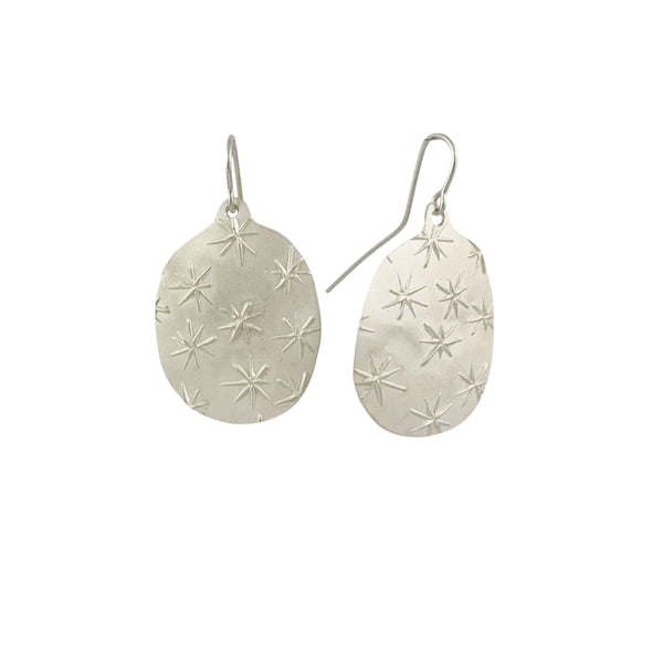 Heavenly Half Plate Earrings - Anna Vlahos EXHIBITION