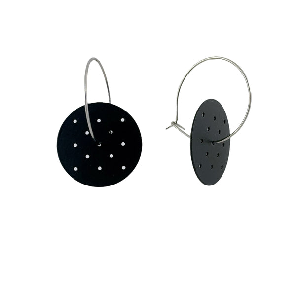 Perforated Small Earrings - Ferro Forma