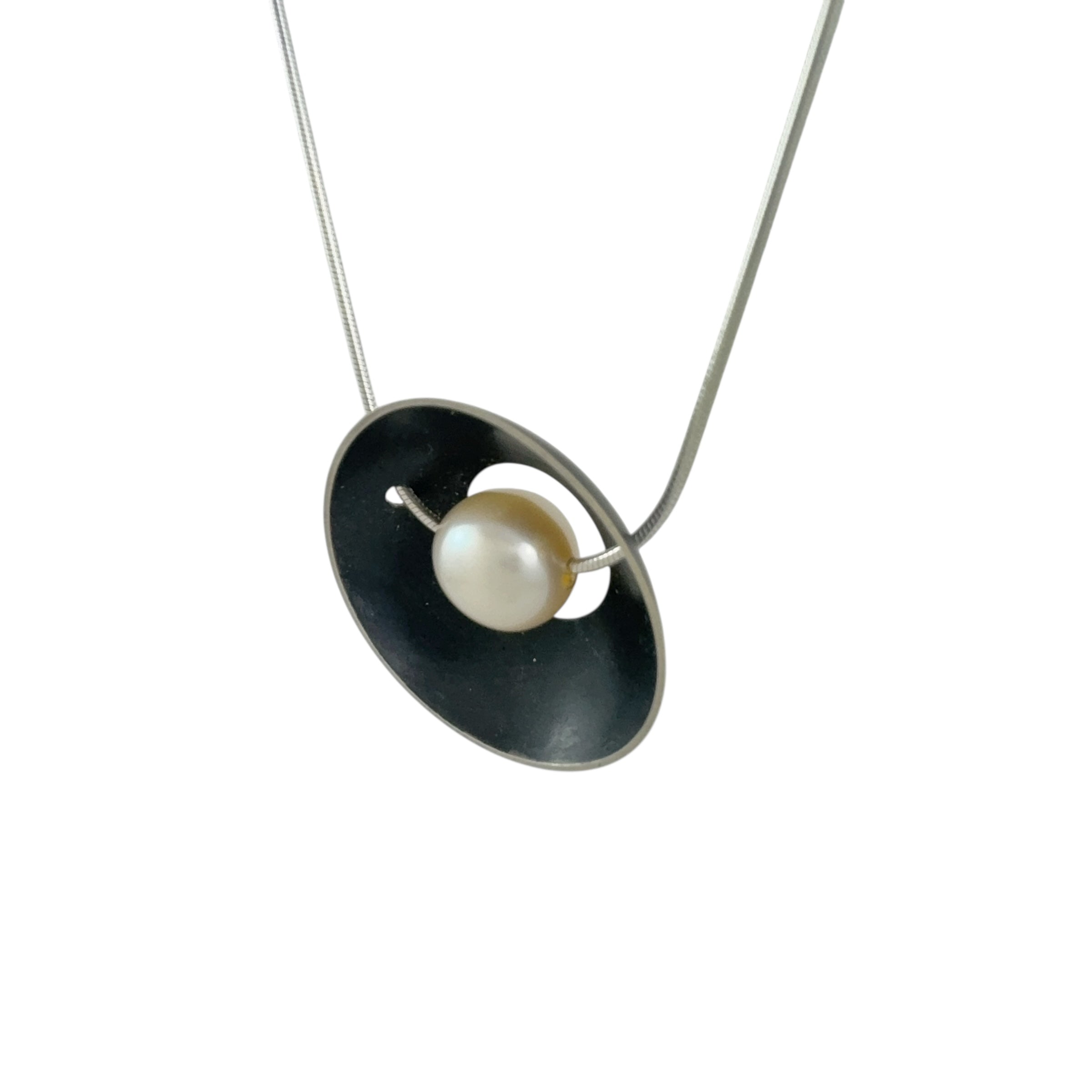Periwinkle Pearl Necklace -  Katheryn Leopoldseder