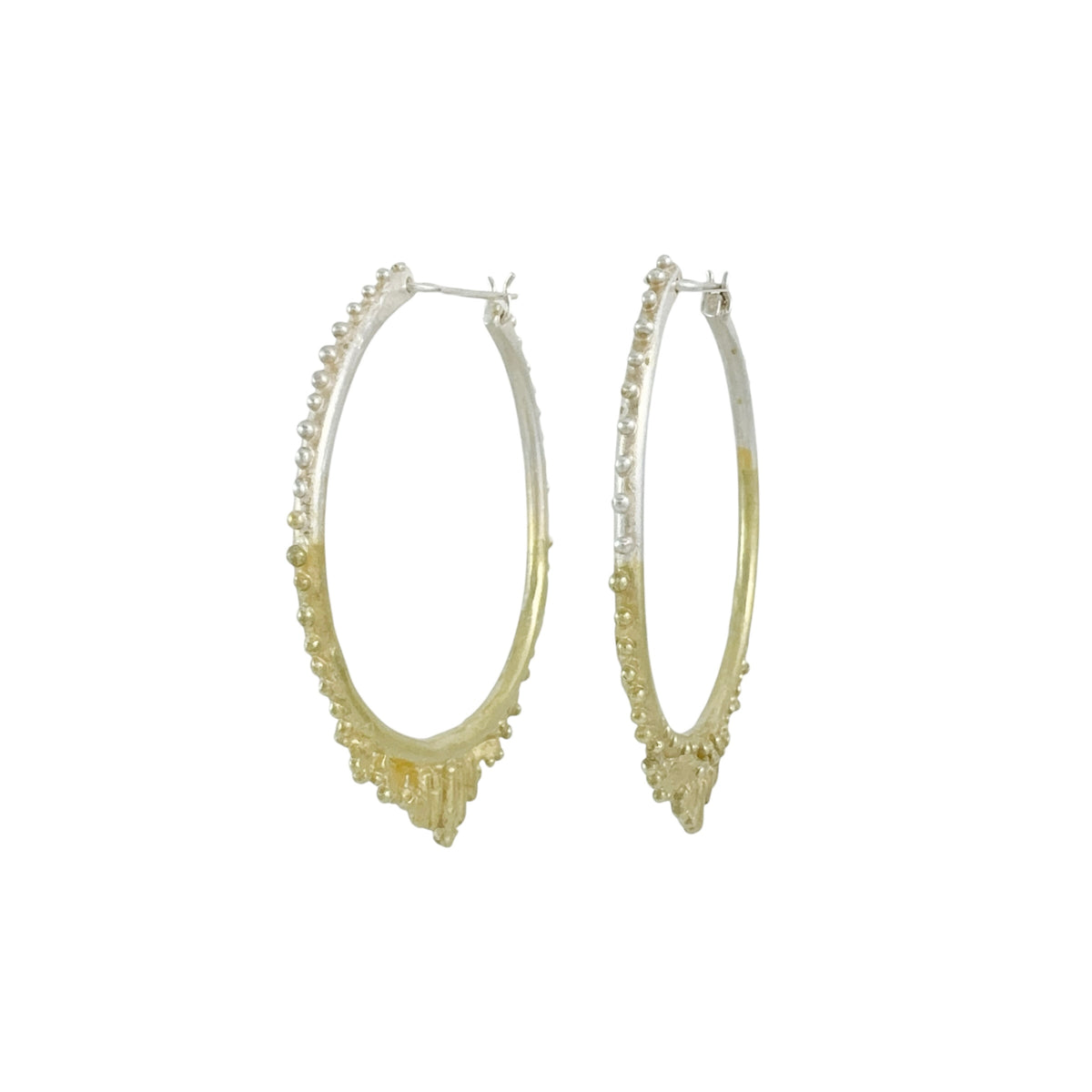 Silver & Gold-Plated Hoops - Romy Mittelman