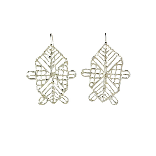 Geo Hexagon Earrings - Anna Vlahos