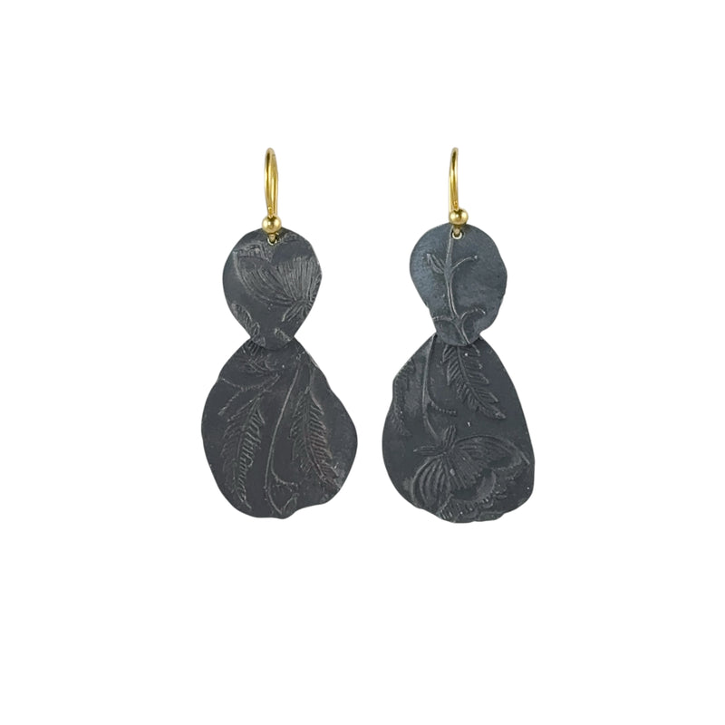 Keepsake Oxidised Medium Earrings - Cynthia Nge