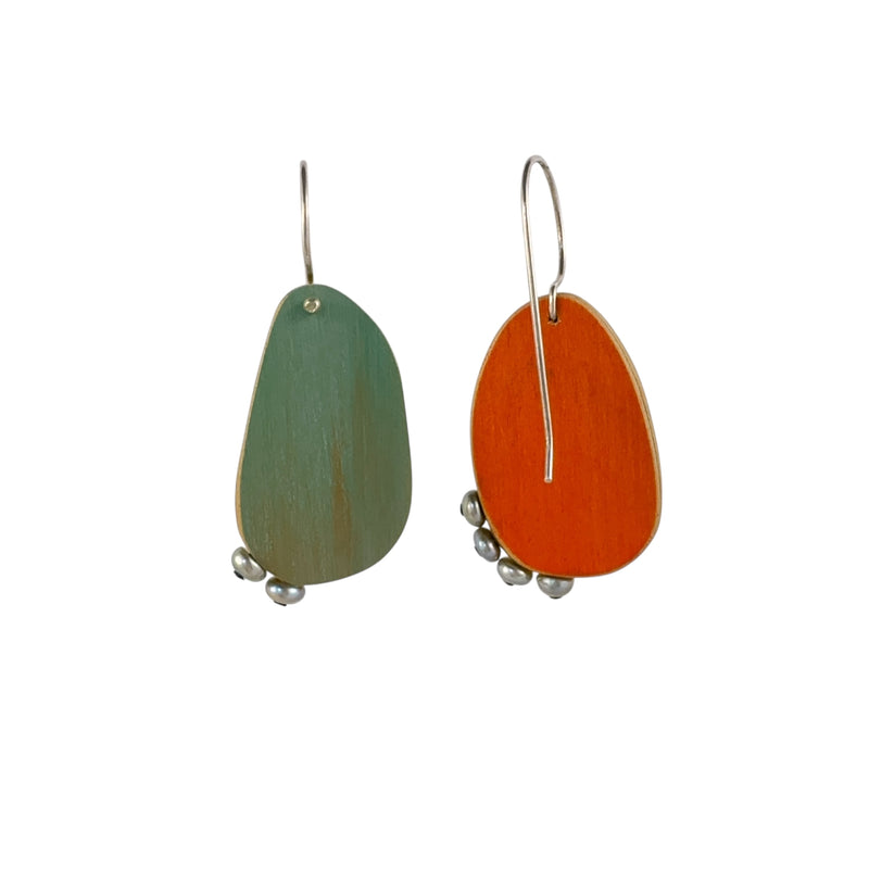 Landlines 'Lake' Earrings - Melinda Young