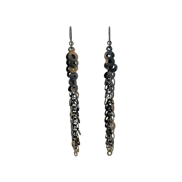 Melt and Fuse Goddess Long Earrings  - Virginia Sprague