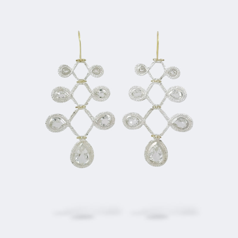 Regency Long Chandelier Earrings - Ebba Goring