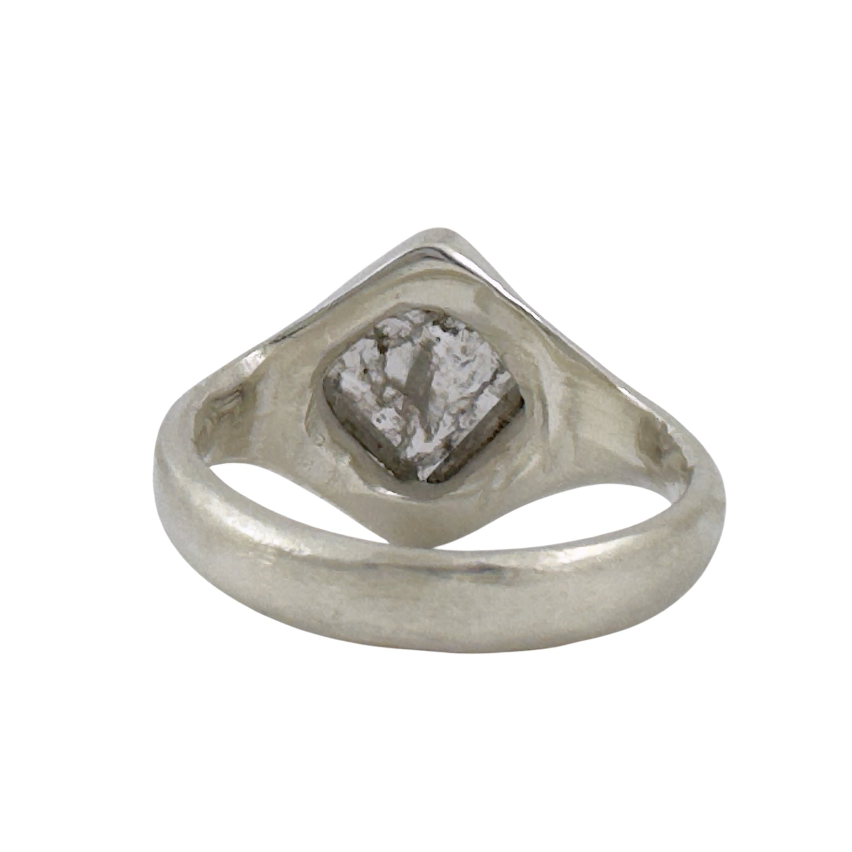 Silver Ring with Diamond - Atelier Narce