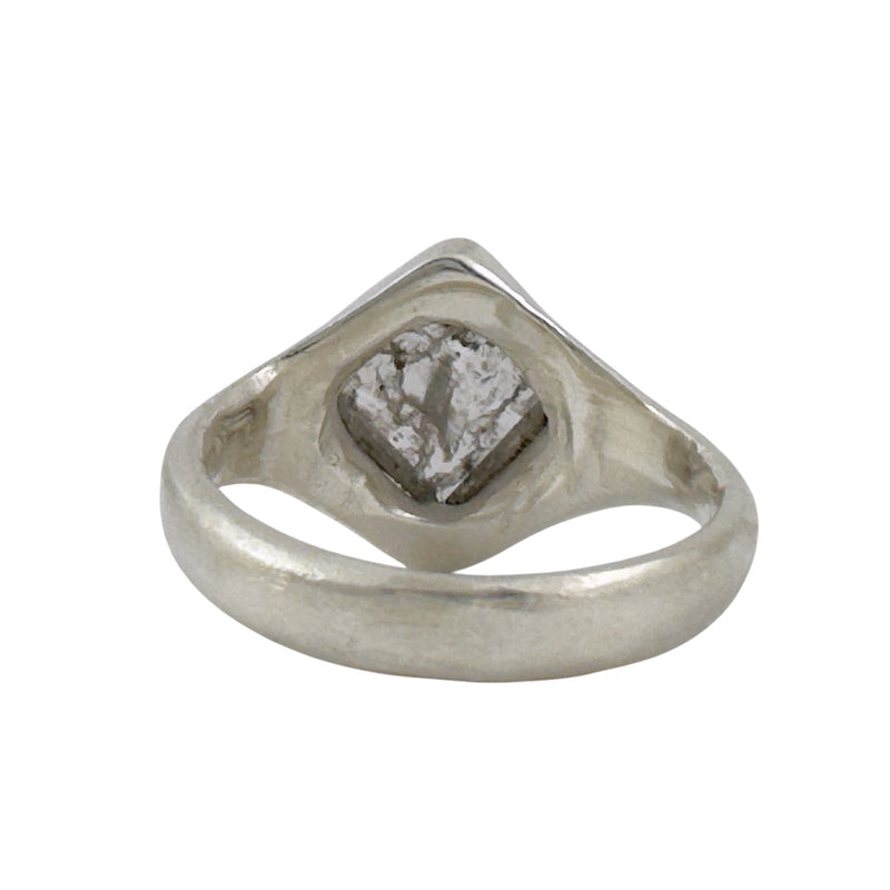 Silver Ring with Diamond - Atelier Narce