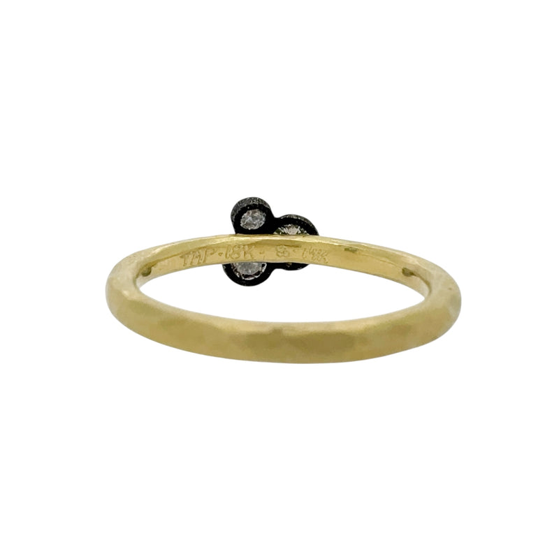 Inverted Diamond Cluster Ring - Tap by Todd Pownell