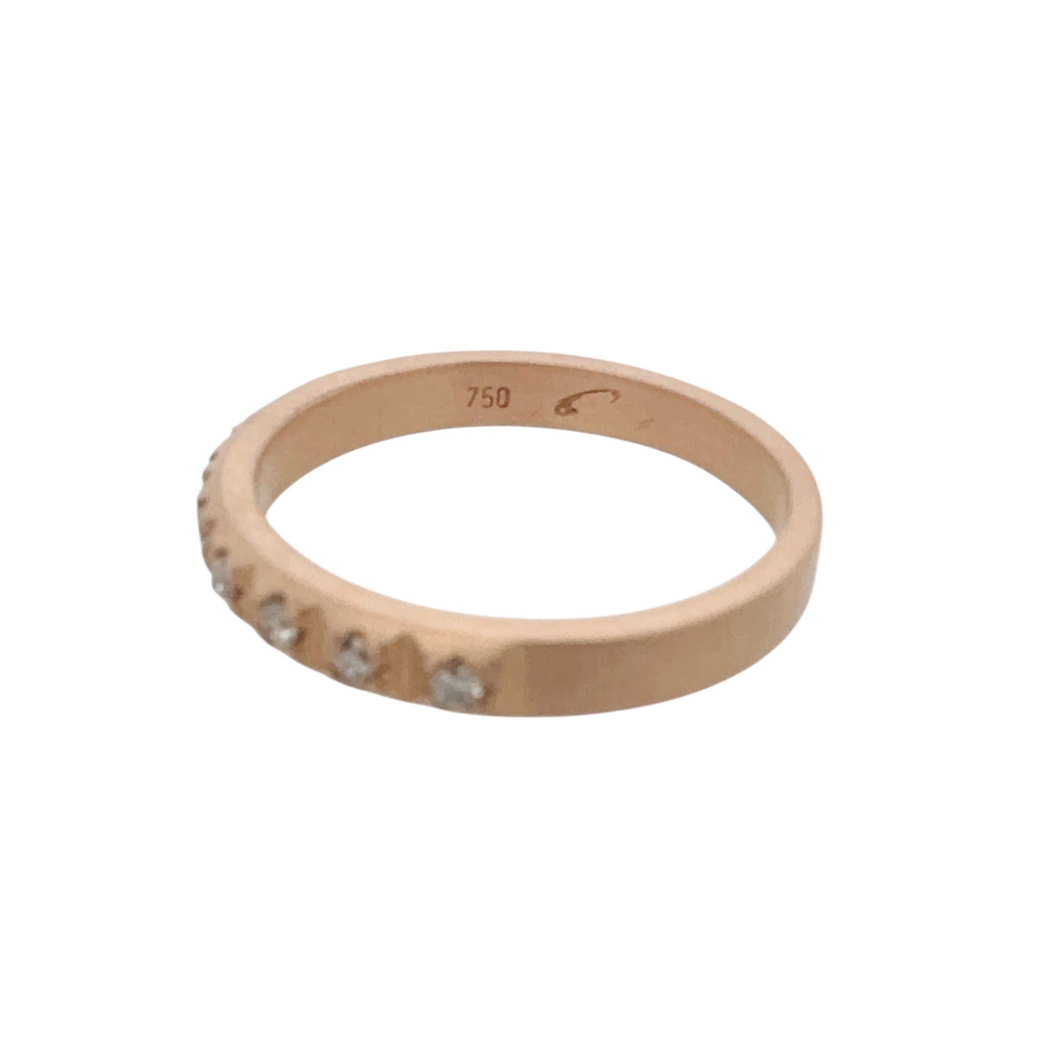 Eight Diamonds Rose Gold Ring - Emma Jane Donald