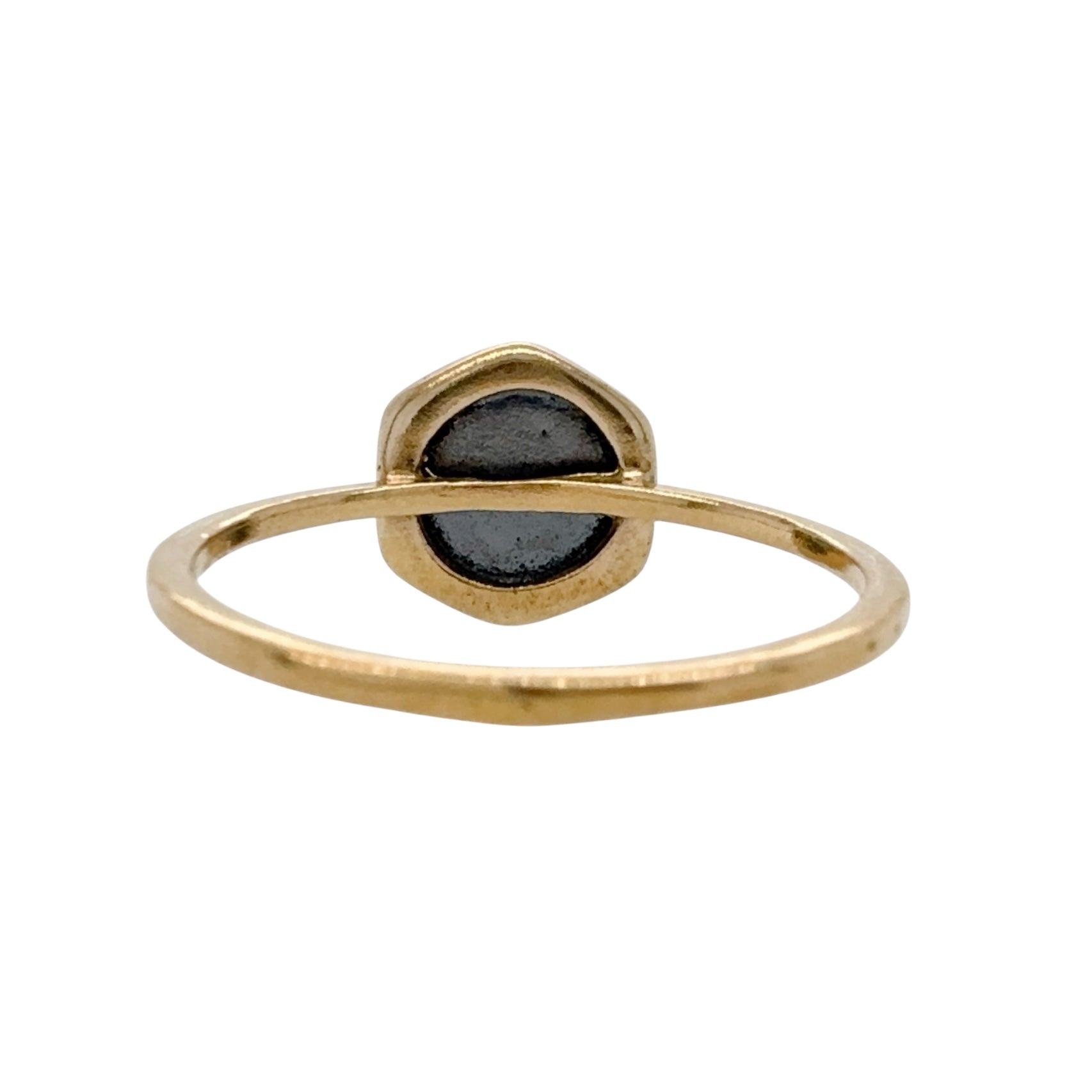 Hexagon Studs Ring - Rusty Thought