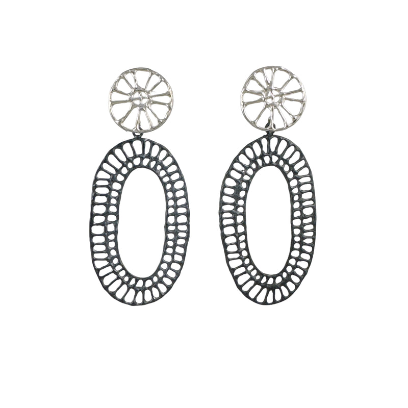 Oval Chain Earrings - Anna Vlahos