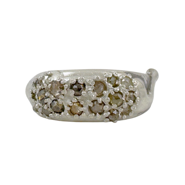 Silver & Diamond Ring - Atelier Narce
