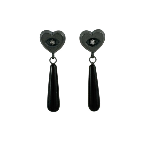 Crying Game Drop Earrings -  Erica Bello