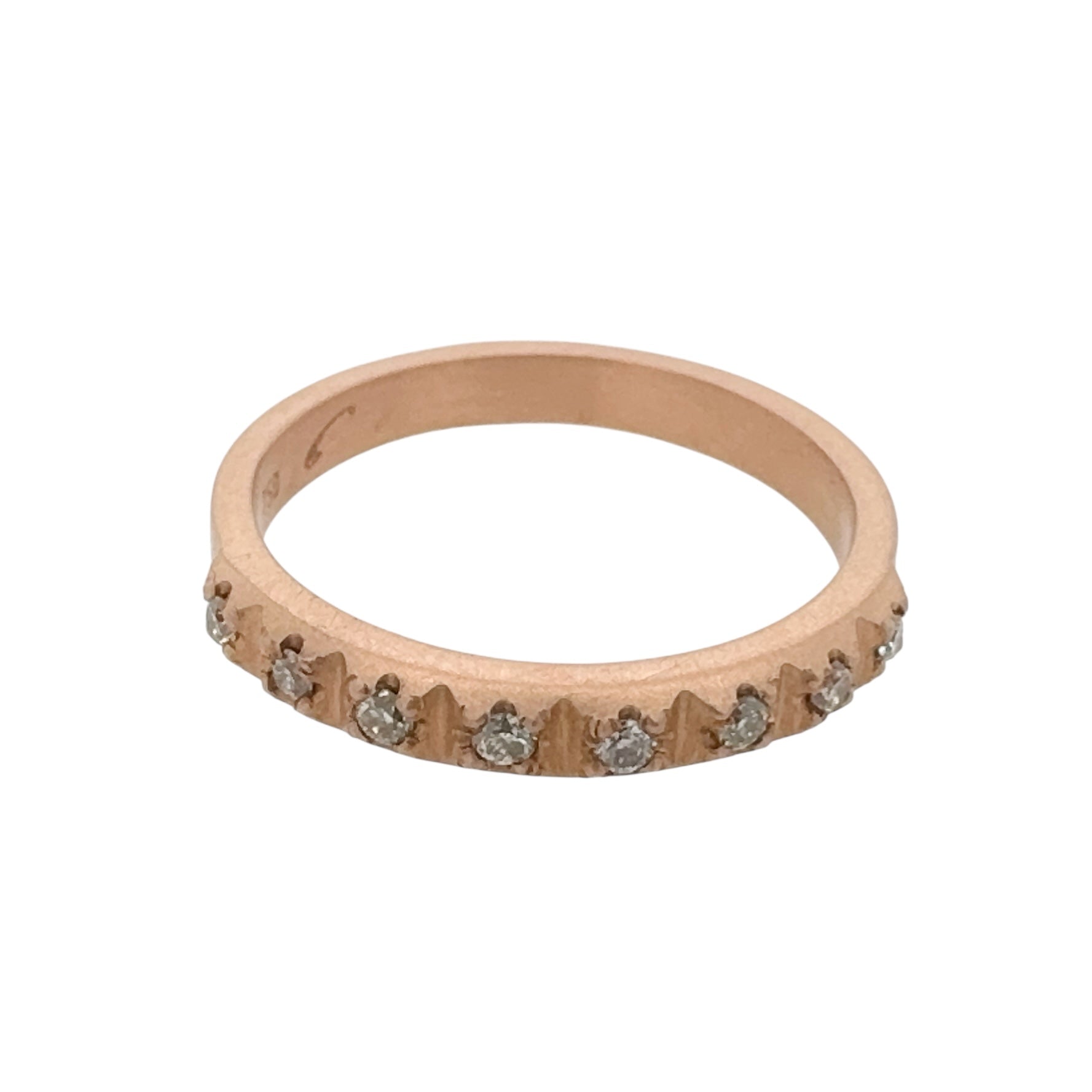 Eight Diamonds Rose Gold Ring - Emma Jane Donald