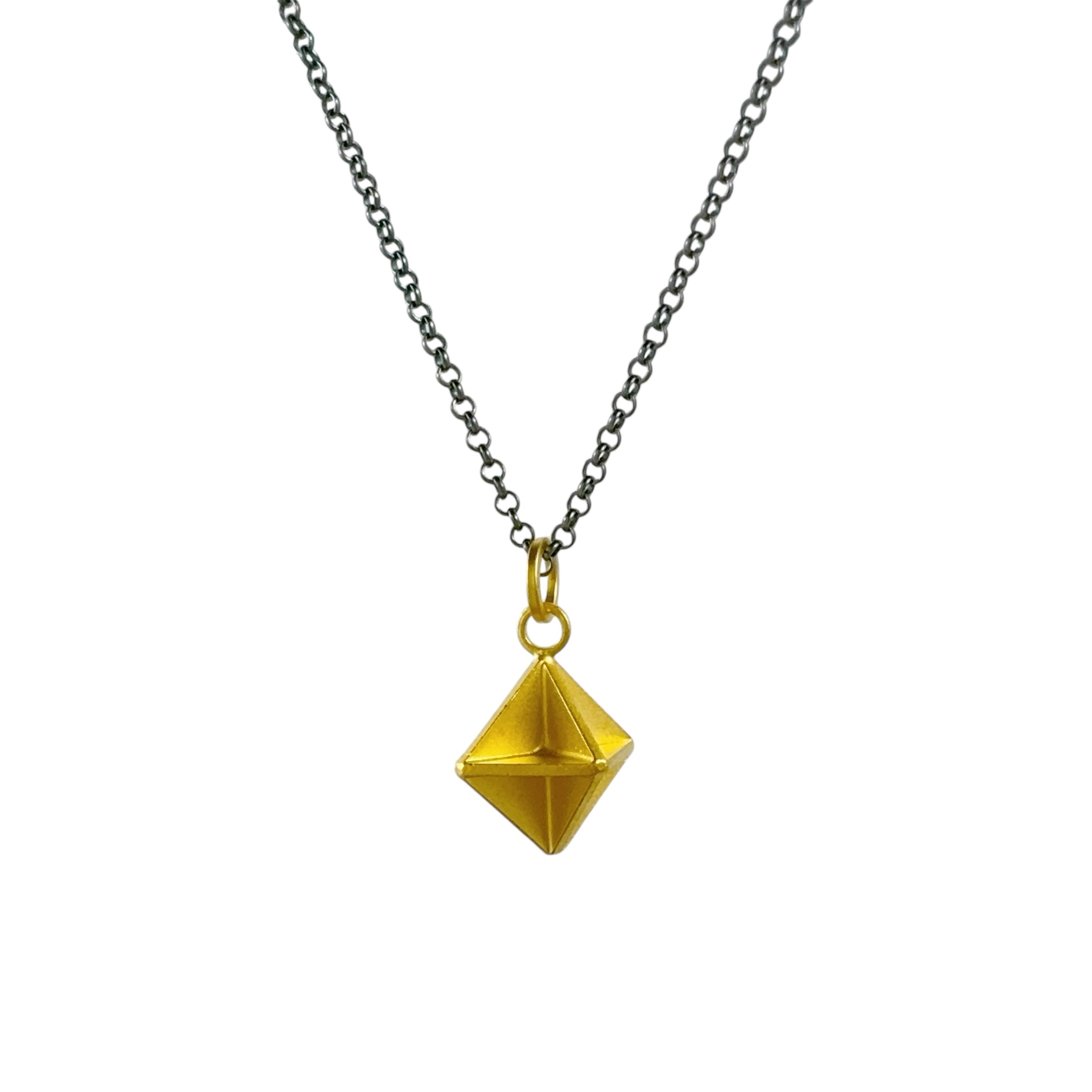 Pop Up Octahedron Pendant -  Erica Bello