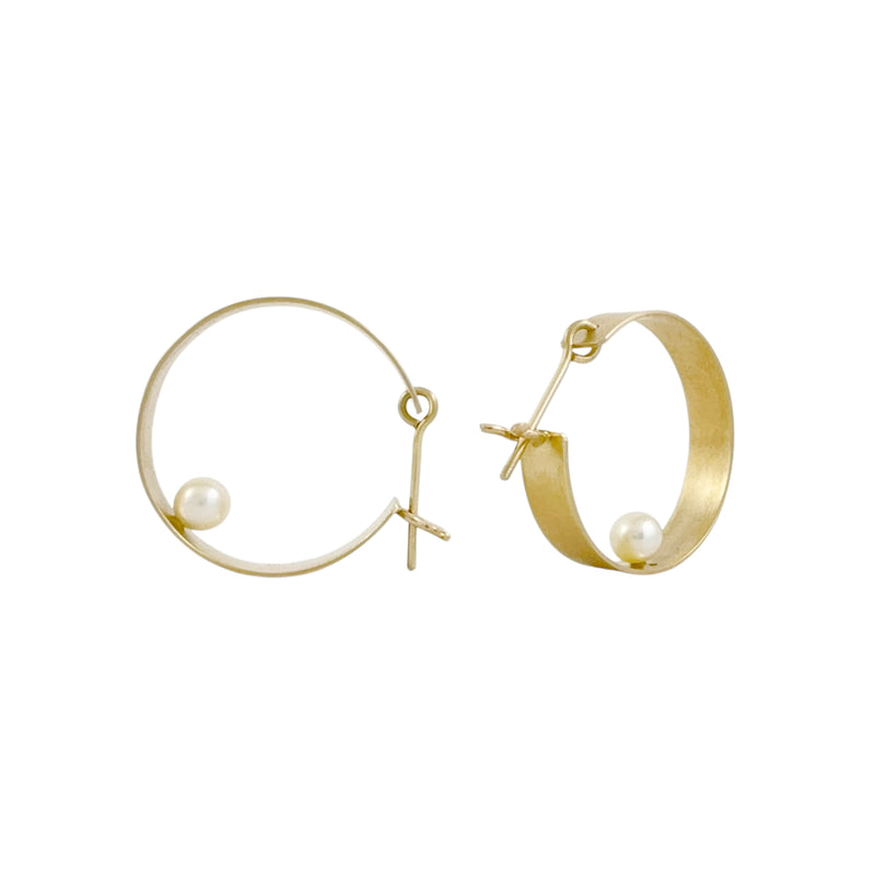 Square Hoop Gold Medium - Kaoru Rogers