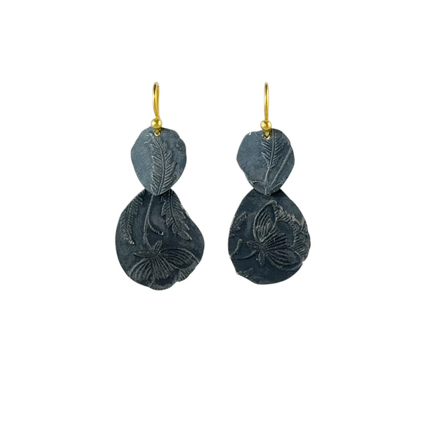 Keepsake Oxidised Small Earrings - Cynthia Nge