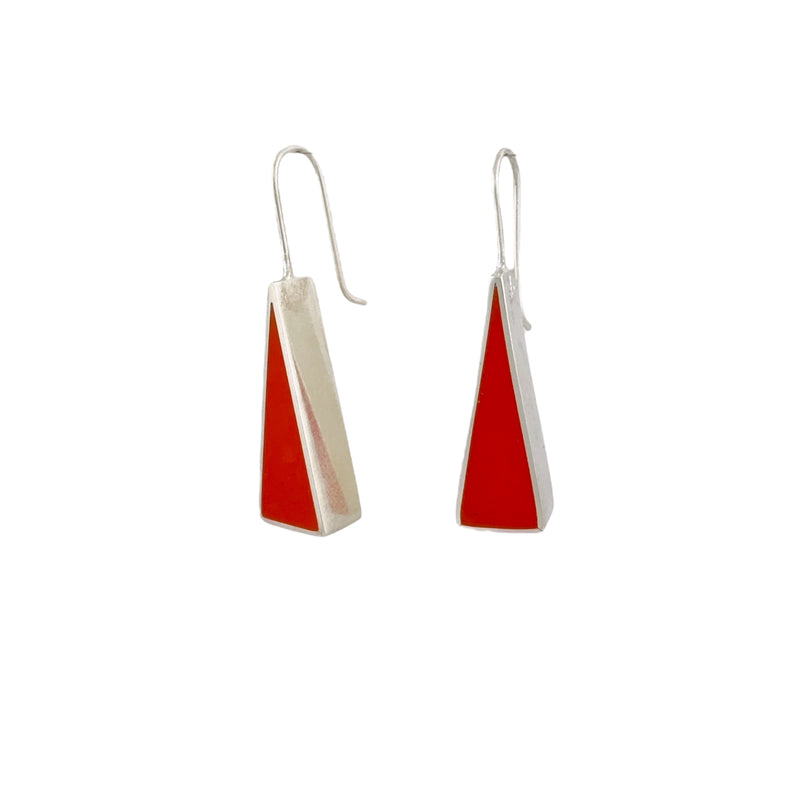 Long Triangle Hooks - Christine Battocchio