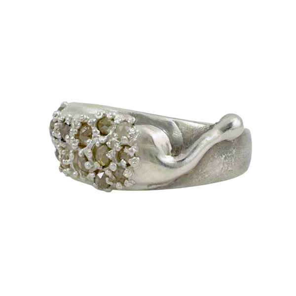 Silver & Diamond Ring - Atelier Narce
