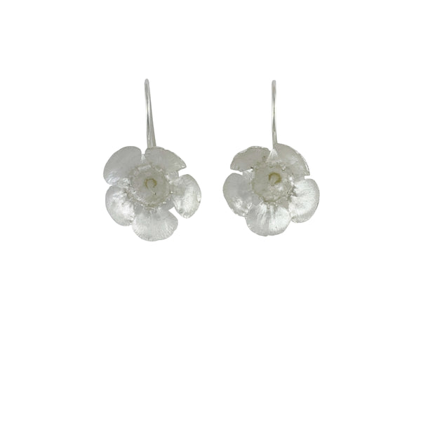 Geraldton Wax Silver Earrings - Anja Jagsch