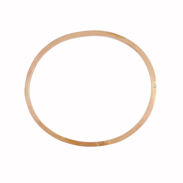 Ever Diamond And Gold Bangle - Leah Abercrombie