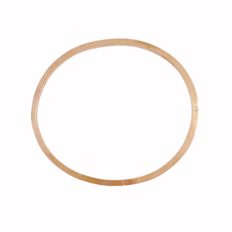 Ever Diamond And Gold Bangle - Leah Abercrombie