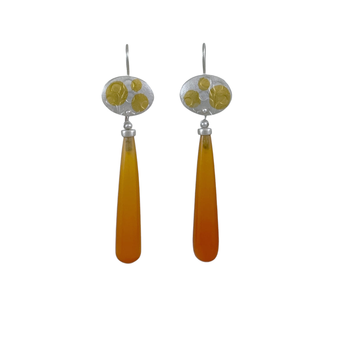 Wattle Carnelian Drop Earrings - Robin Wells