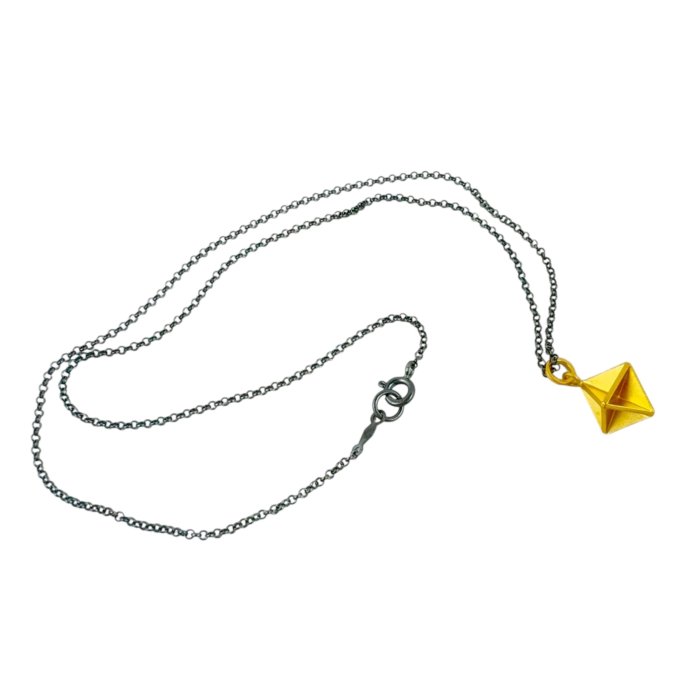 Pop Up Octahedron Pendant -  Erica Bello